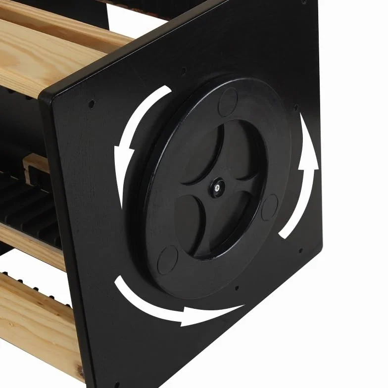 Conservazione dei Dischi in Vinile Porta CD in Legno massello Porta CD Porta Dischi Porta Dischi Gioco Scatola Porta CD Scatola Porta CD di Grande capacità Registrare la Cassa
