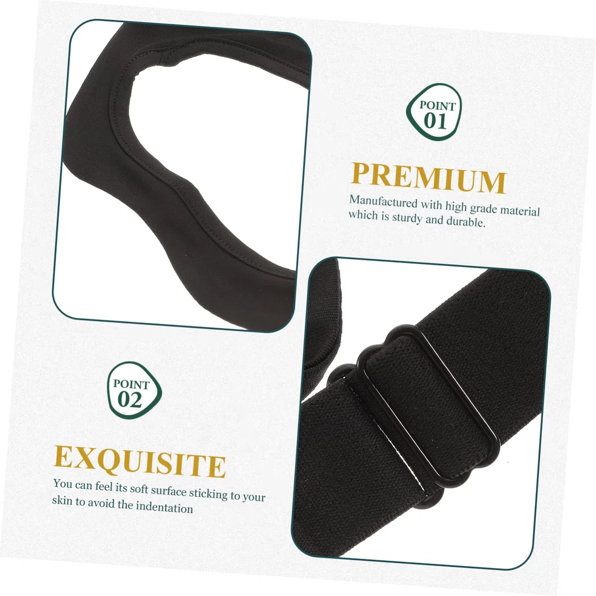 Housoutil 5 Pezzi Maschera Per Gli Occhi Elastica Vr Maschera Per Dormire Per Visori Vr Imbottitura Morbida Facile Da Indossare Lavare