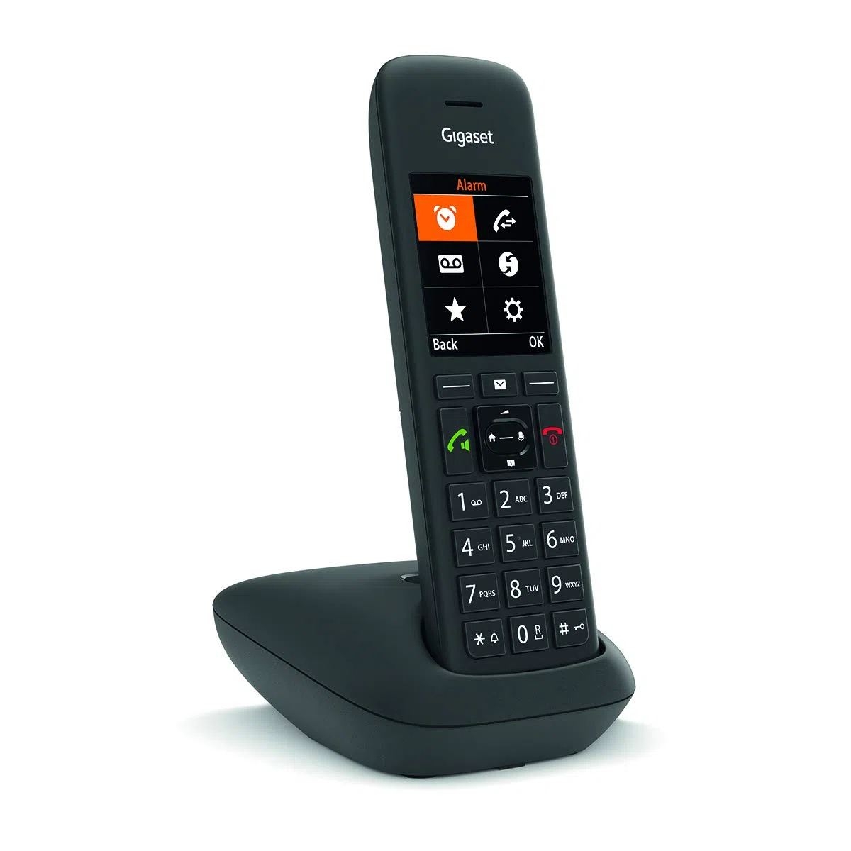 Gigaset C575 - Telefono fisso senza fili con grande schermo retroilluminato a colori, funzione vivavoce e blocco chiamate [Versione Francia]