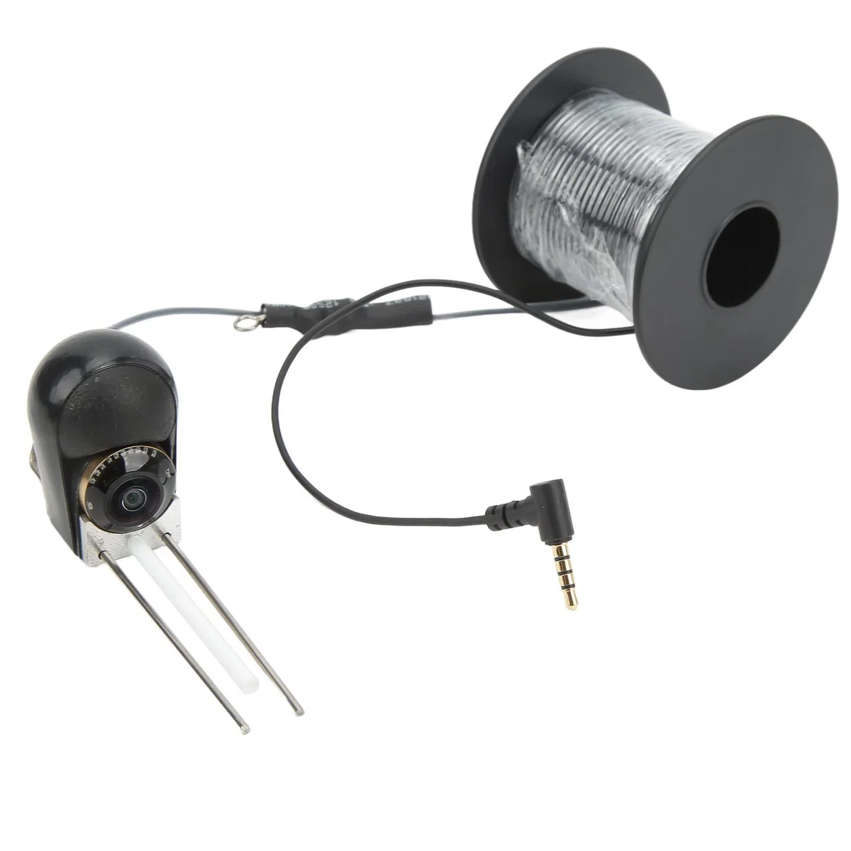 Videocamera per la Pesca Subacquea, Videocamera HD Portatile per Fish Finder con Cavo Pesca e Luci Bianche a LED, Videocamera Impermeabile per Mare, Lago, Pesca sul Ghiaccio (30 m/98,4 Piedi)