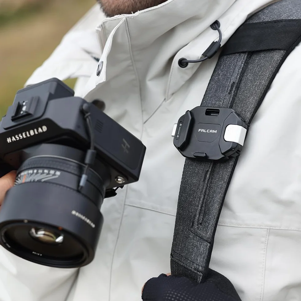 FALCAM F38 Quick Release Kit for Backpack V2, Morsetto zaino con piastra a sgancio rapido per fotocamera, Filettatura 1/4" a 3/8", Compatibile con Arca-Swiss, Adattatore universale per treppiede