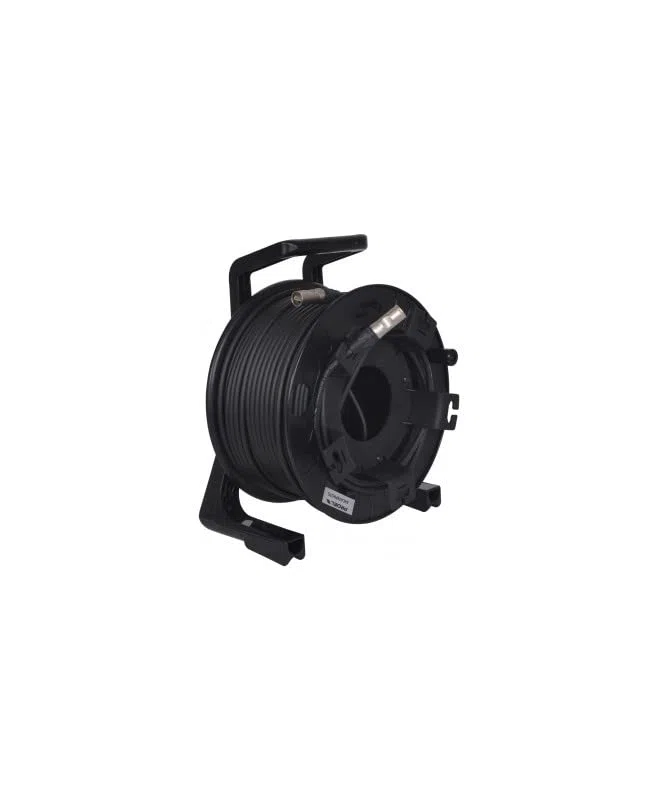Proel avcat6pro50 professionale cavo CAT6 su avvolgicavo (connettore RJ45, Neutrik ne8mx6 lan6s RJ45, 50 m) Nero