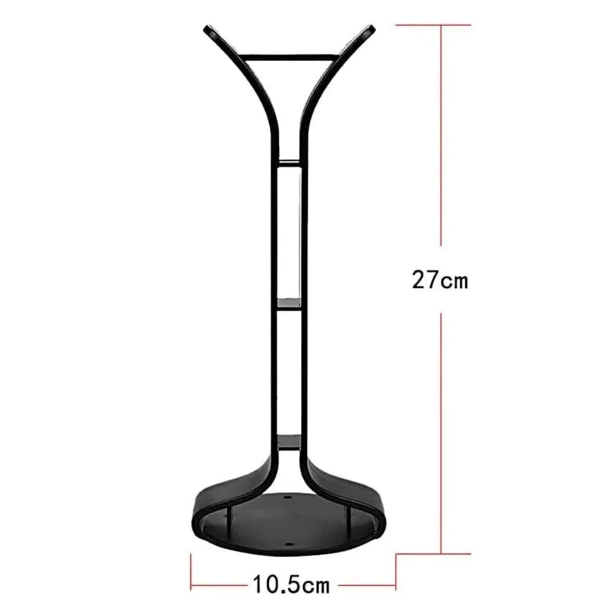 Supporto per Cuffie Pratica Staffa da Scrivania per Cuffie Over-Ear Espositore per Cuffie Posizionamento Solido Verticale Headphone Stand(White)