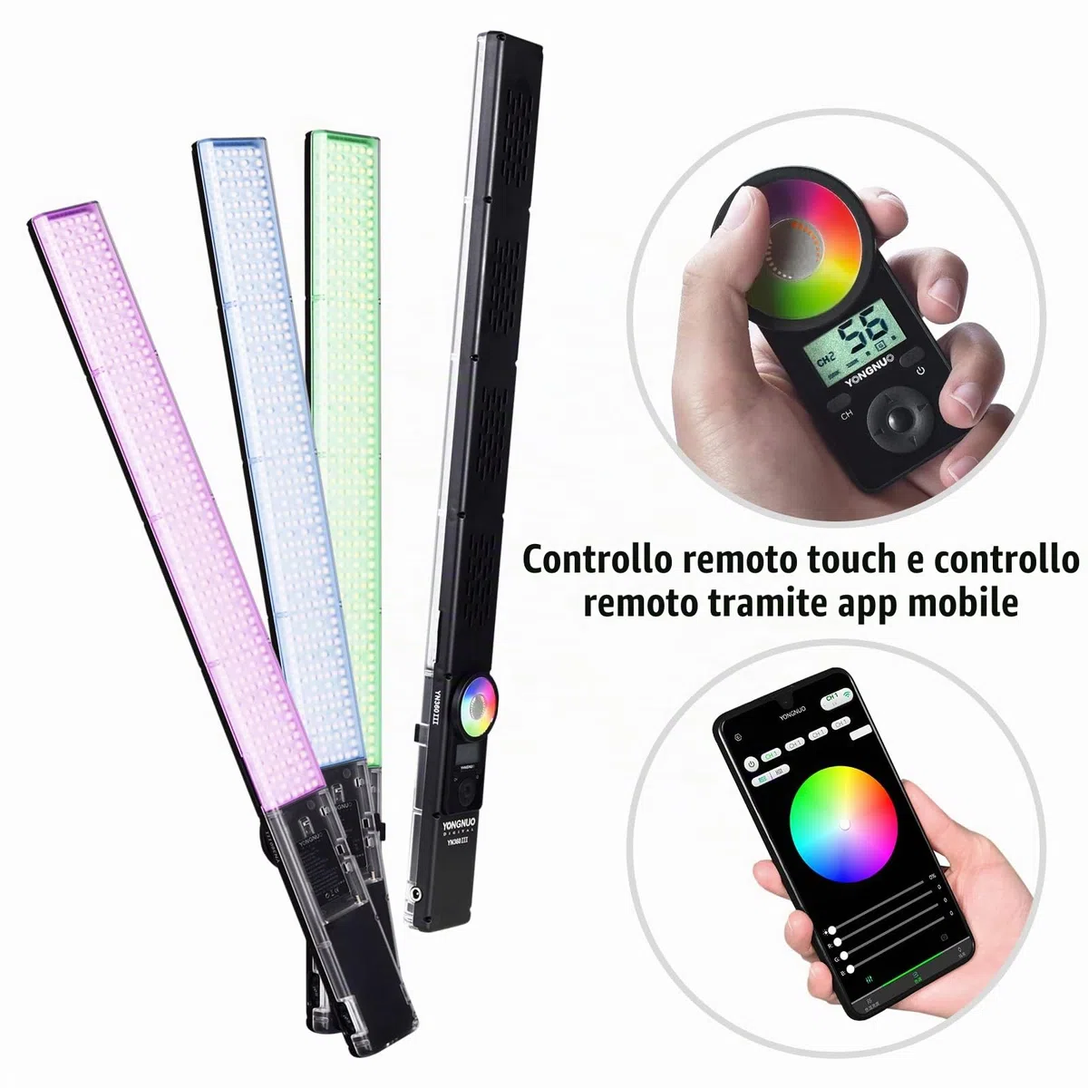Yongnuo YN360 III – Luce video LED migliorata con temperatura di colore regolabile 3200 K-5600 K