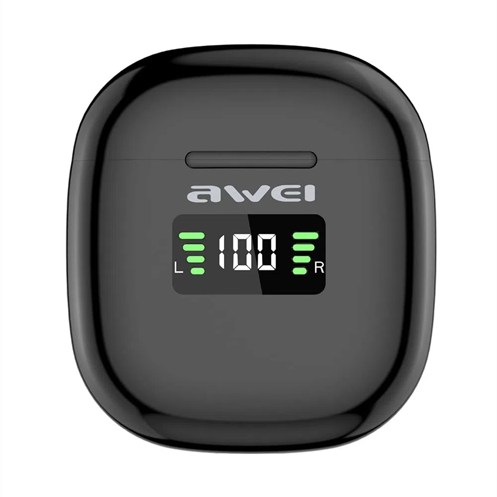 True Auricolari Wireless Bluetooth Cuffie Bluetooth Control Touch, Auricolari Bluetooth Impermeabili IPX4, con Riduzione del Rumore, per Gym Workout in Esecuzione,Nero