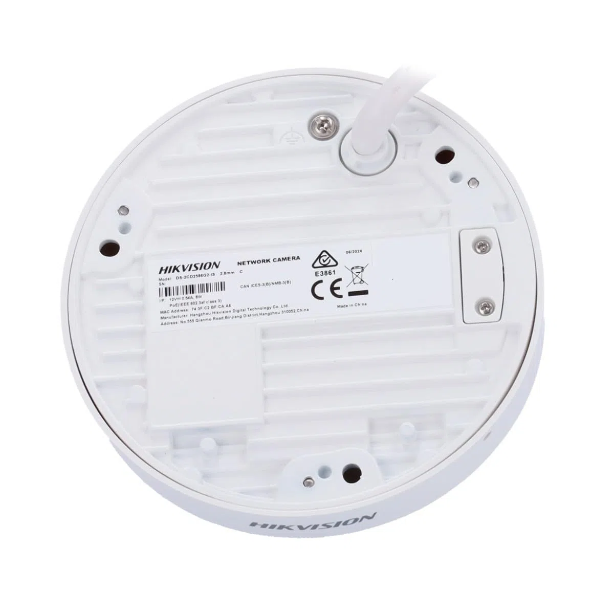 Hikvision Câmara de Segurança IP Pro Dome PoE 8MP 2.8mm Exterior IP67 - DS-2CD2586G2-IS(2.8mm)(C)