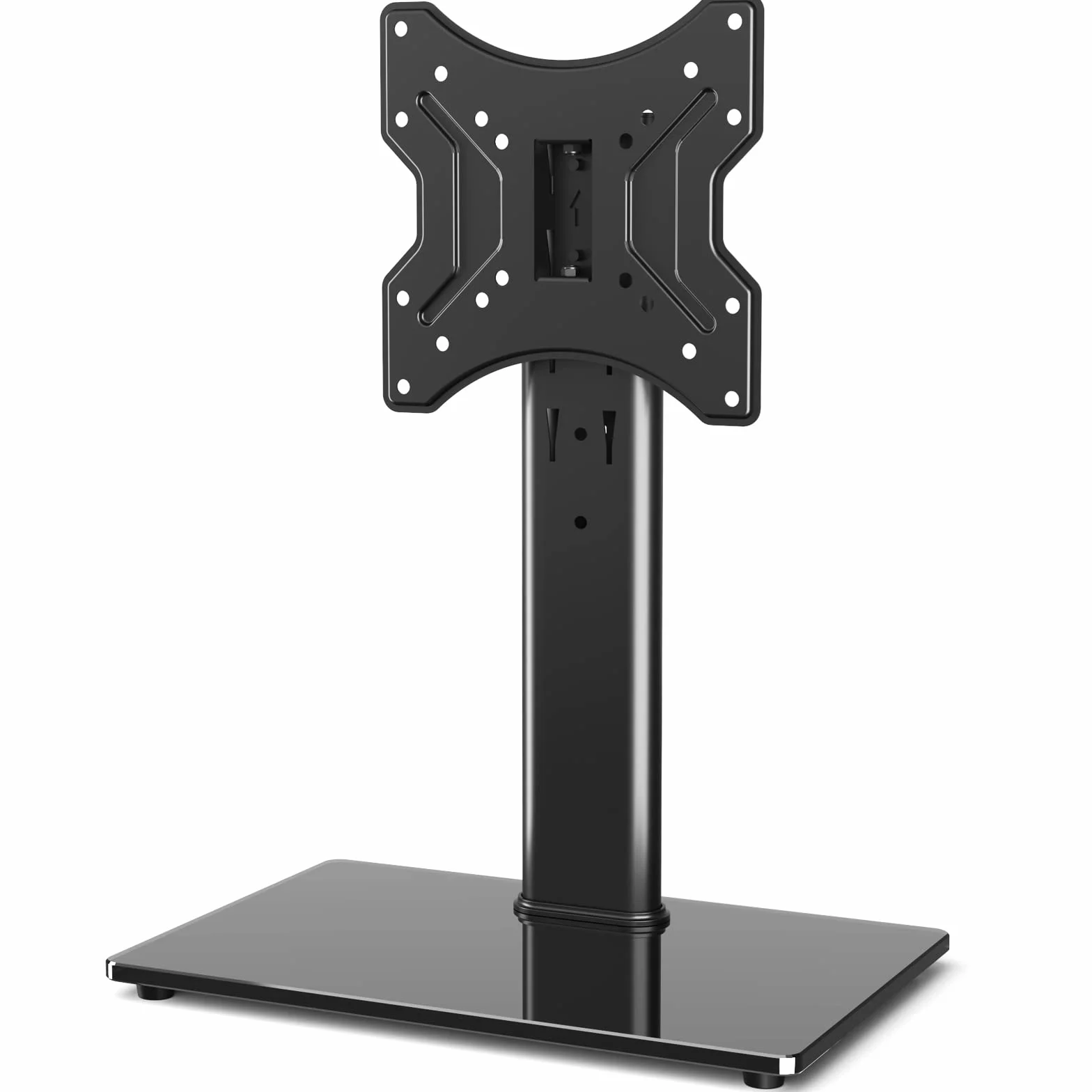 RFIVER Supporto TV da Tavolo Piedistallo Universale per 23 a 43 Pollici Televisori, Base Girevole per TV Regolabile in Altezza per TV LCD/LED/OLED/Plasma/curvo fino a 30 kg