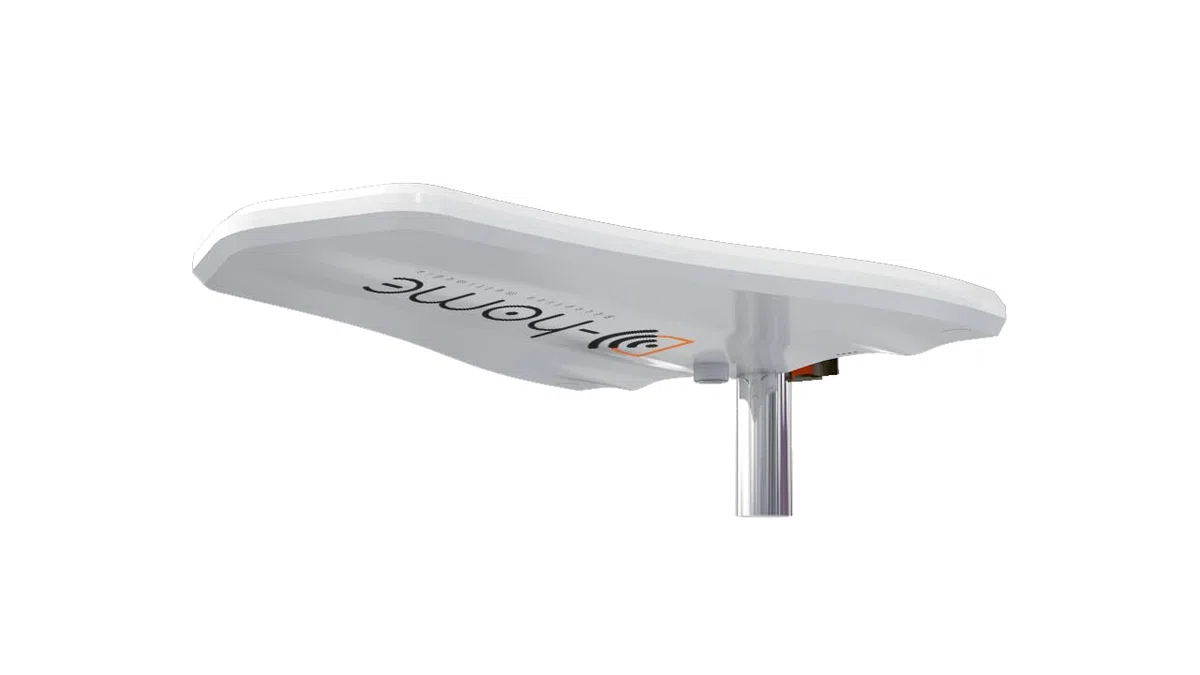 D-Home - Explorer Connect - Antenna TV collegata per Caravana, con amplificatore. Antenna TV Pilotabile con App Mobile per una ricezione ottimale. Installazione facile/chiavi in mano