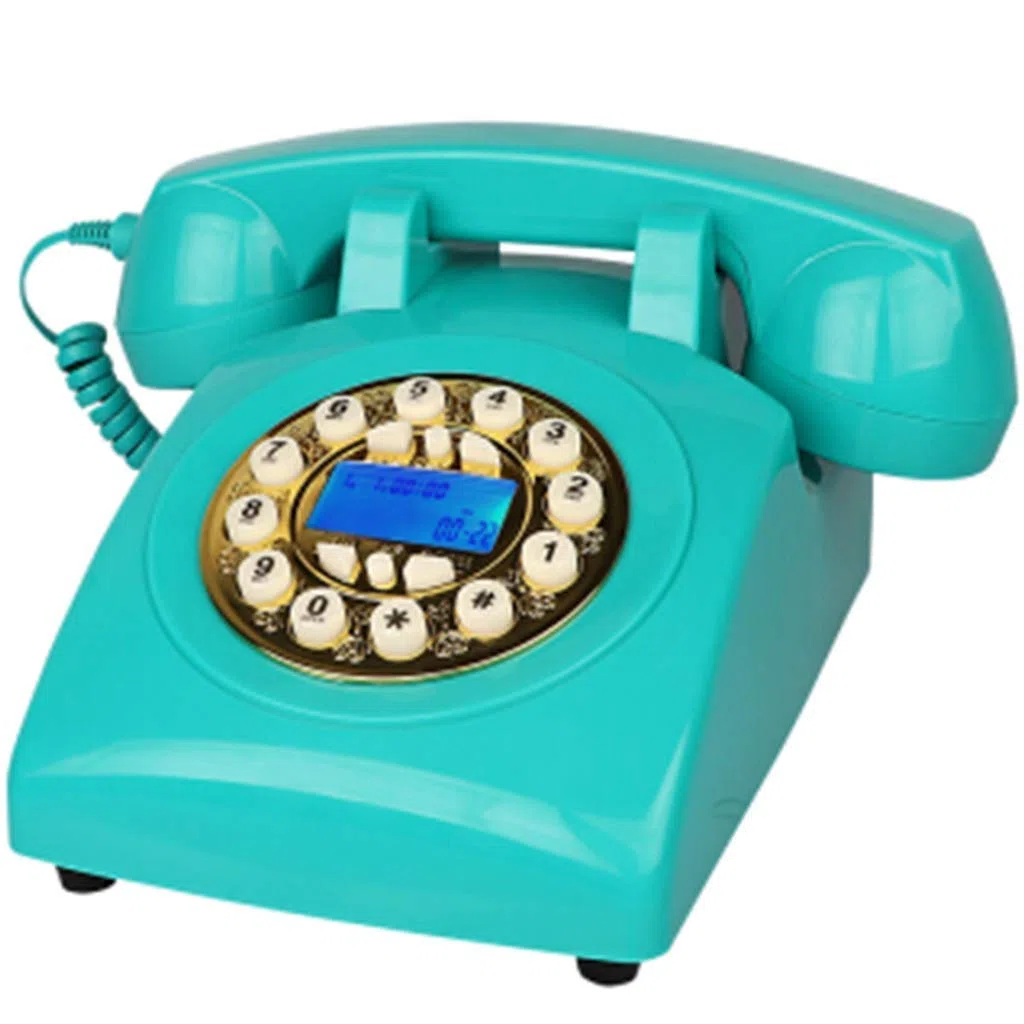 Telefono retrò, Telefono Vintage Stile Anni '70, Telefono Fisso retrò, suoneria retrò autentica