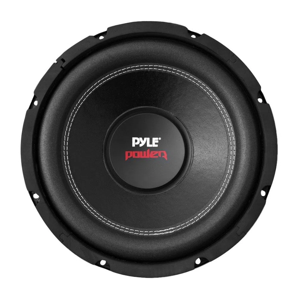 Pyle 1 SUBWOOFER PLPW10D PLPW 10D 25,00 cm 250 mm 10" da 500 Watt rms 1000 Watt Max Doppia Bobina 4 + 4 Ohm dvc Dual Voice Coil per Cofano Bagagliaio Auto, 1 Pezzo