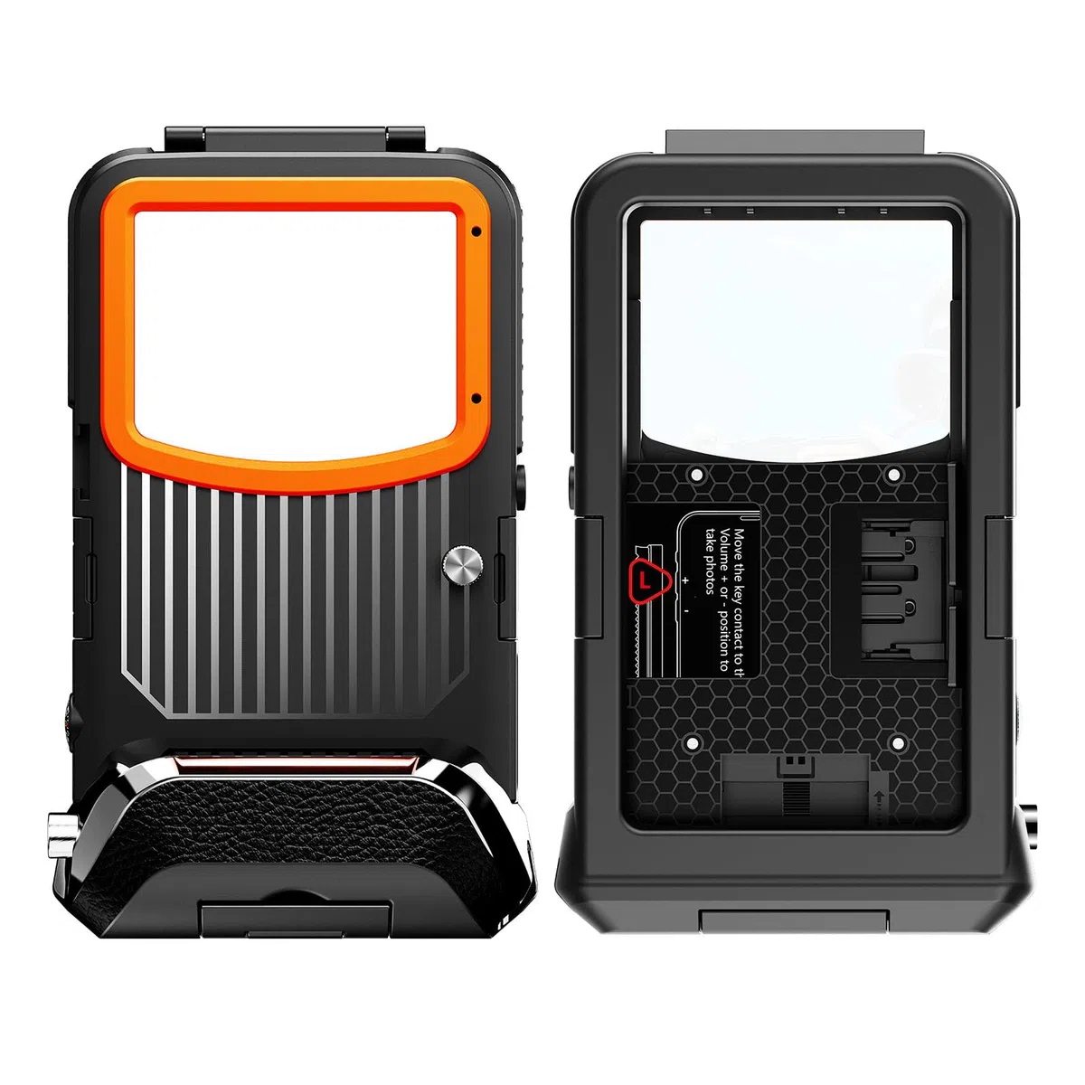 Custodia Impermeabile Clear Sight per cellulari Dotata Chiusura Rinforzata e Struttura antiappannamento destinata alla Custodia del Telefono per Immersioni e Snorkeling da 50 Piedi