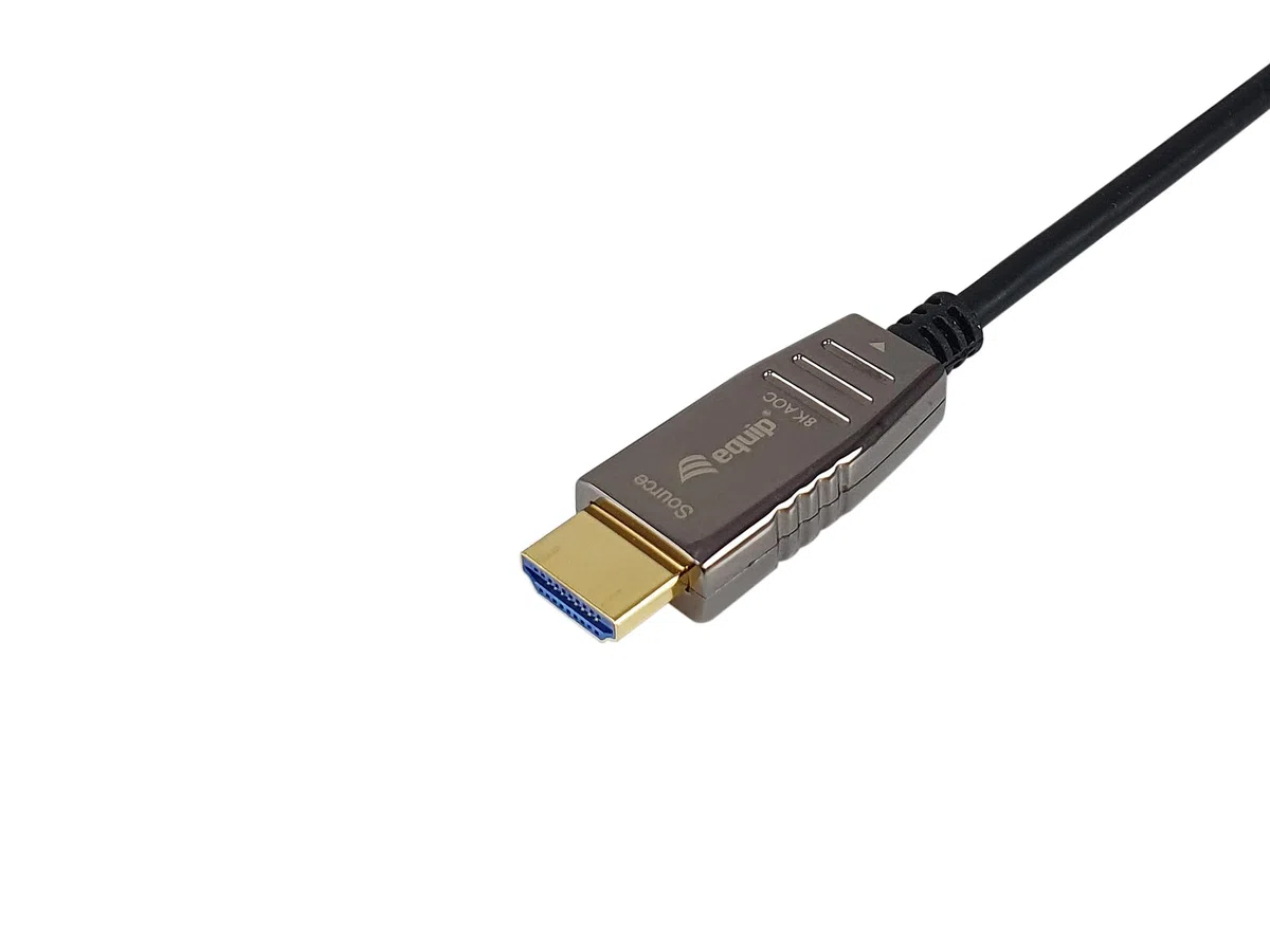 Equip - Ultra High Speed - HdmI-Kabel Mit Ethernet - Hdmi M?nnlich Zu Hdmi M?nnlich - 50,0m - Schwarz - Active Optical Cable (aoc), Support Von 8k 60