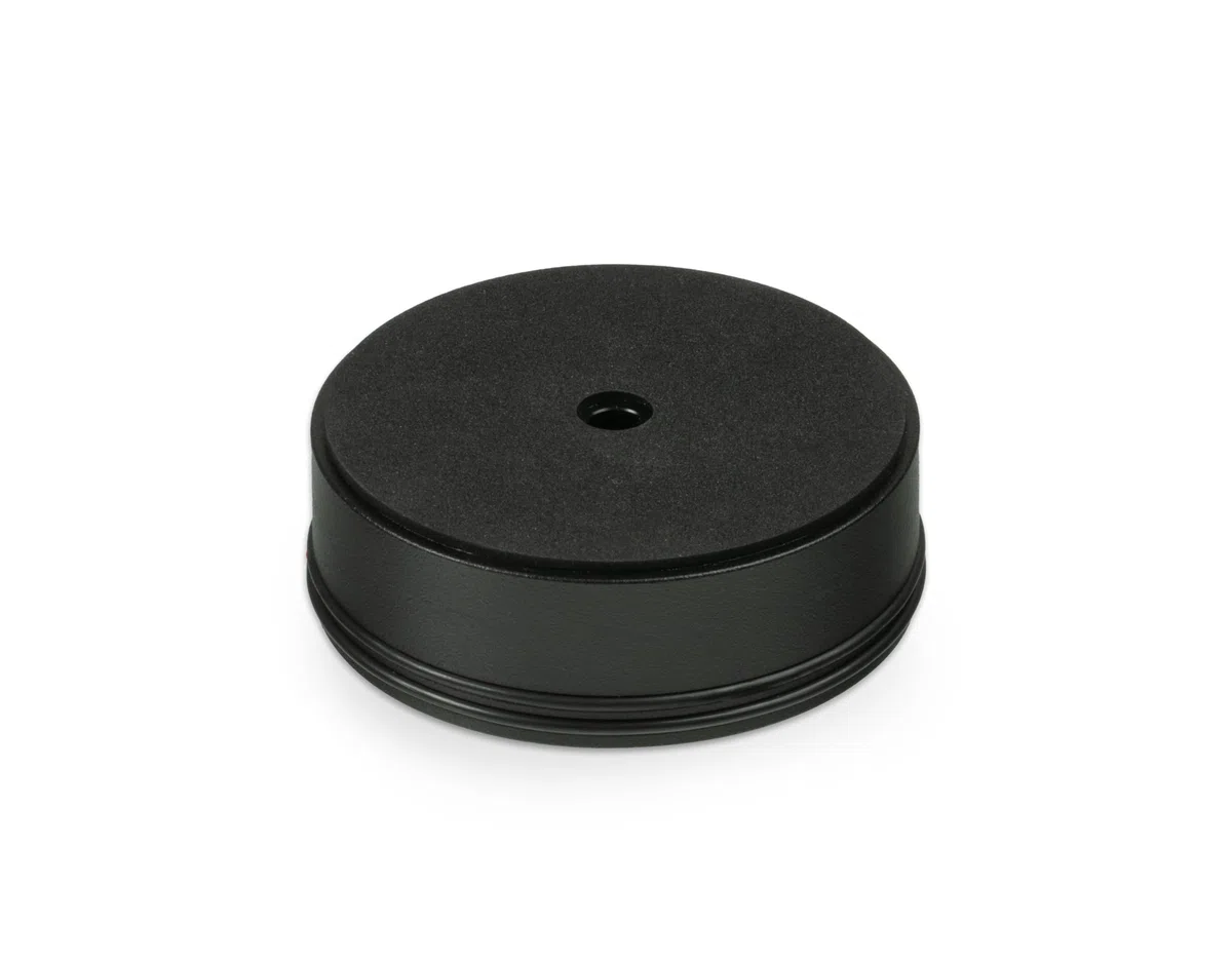 Pro-Ject Record Puck DS, peso della piastra pesante in acciaio inox per ridurre le risonanze indesiderate, 915 g (nero)