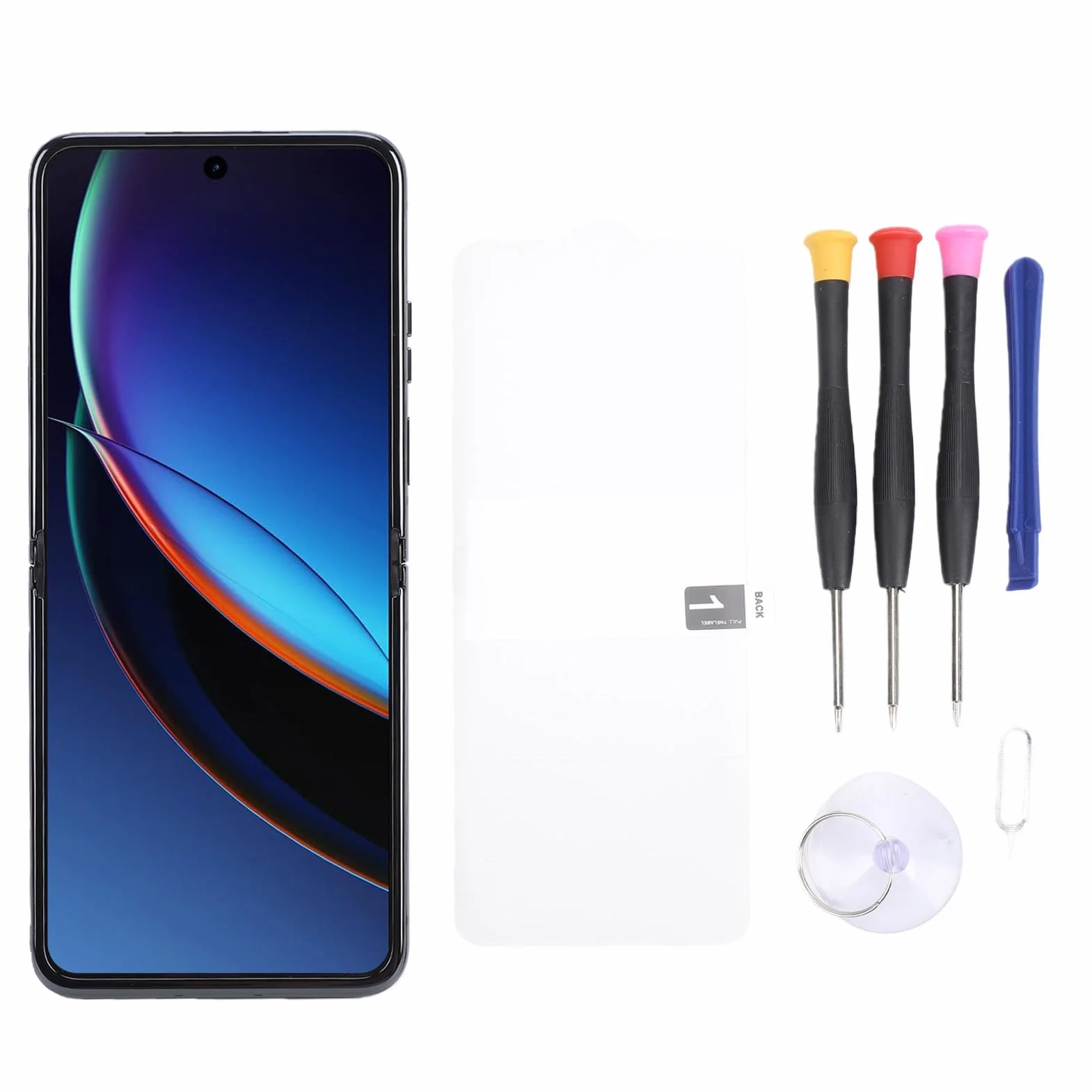 Jiawu Display LCD di Alta qualità Gruppo Digitalizzatore Touch 3D per Razr+ 2023 Sostituzione Schermo da 6,9 Pollici con Kit di Riparazione Completo