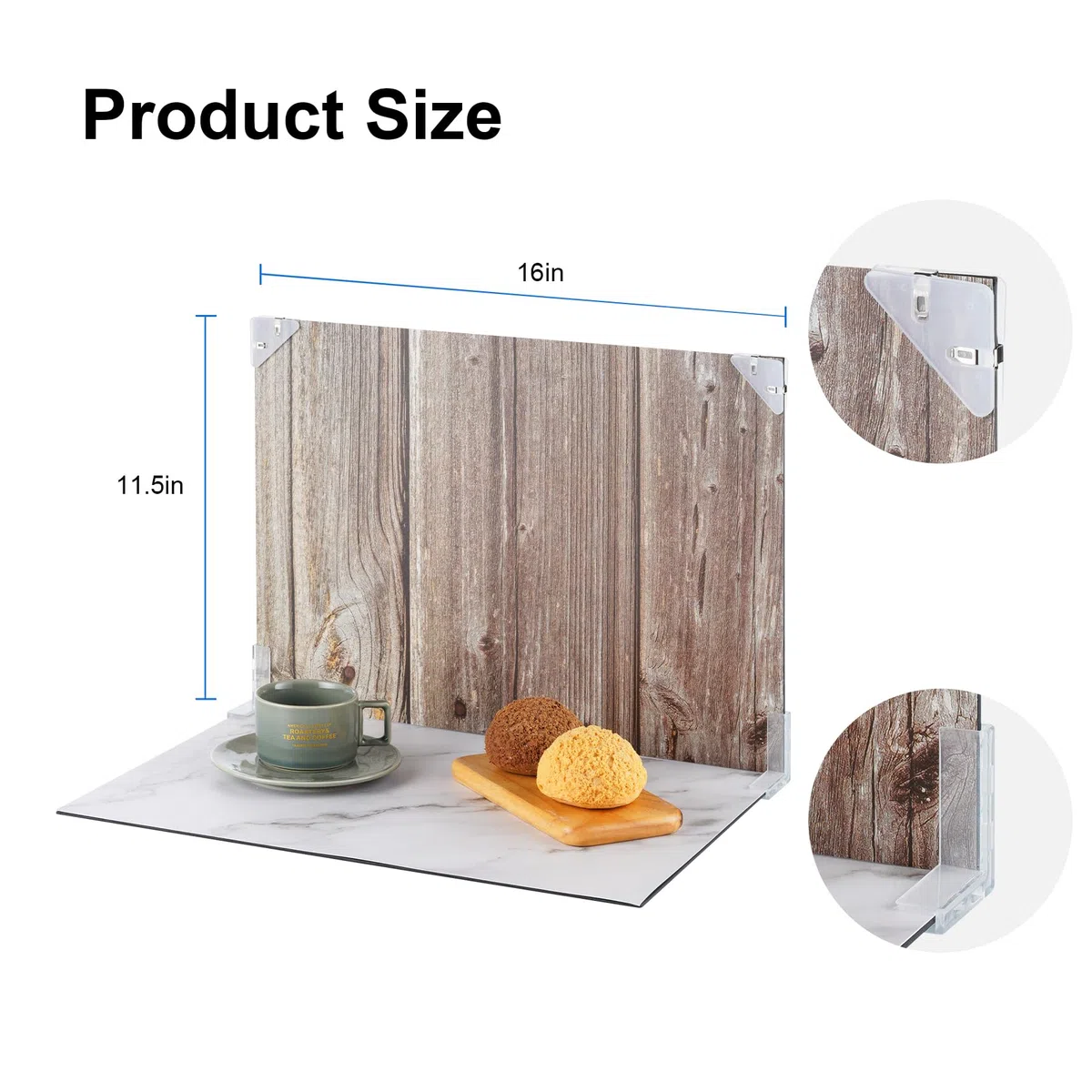 Kit Fondale Fotografico 30x40 cm per Fotografia di Piccoli Prodotti, Cartone Riflettente e 9 Pezzi di Carta Fronte-retro con 18 Modelli per Alimenti, Gioielli, Cosmetici