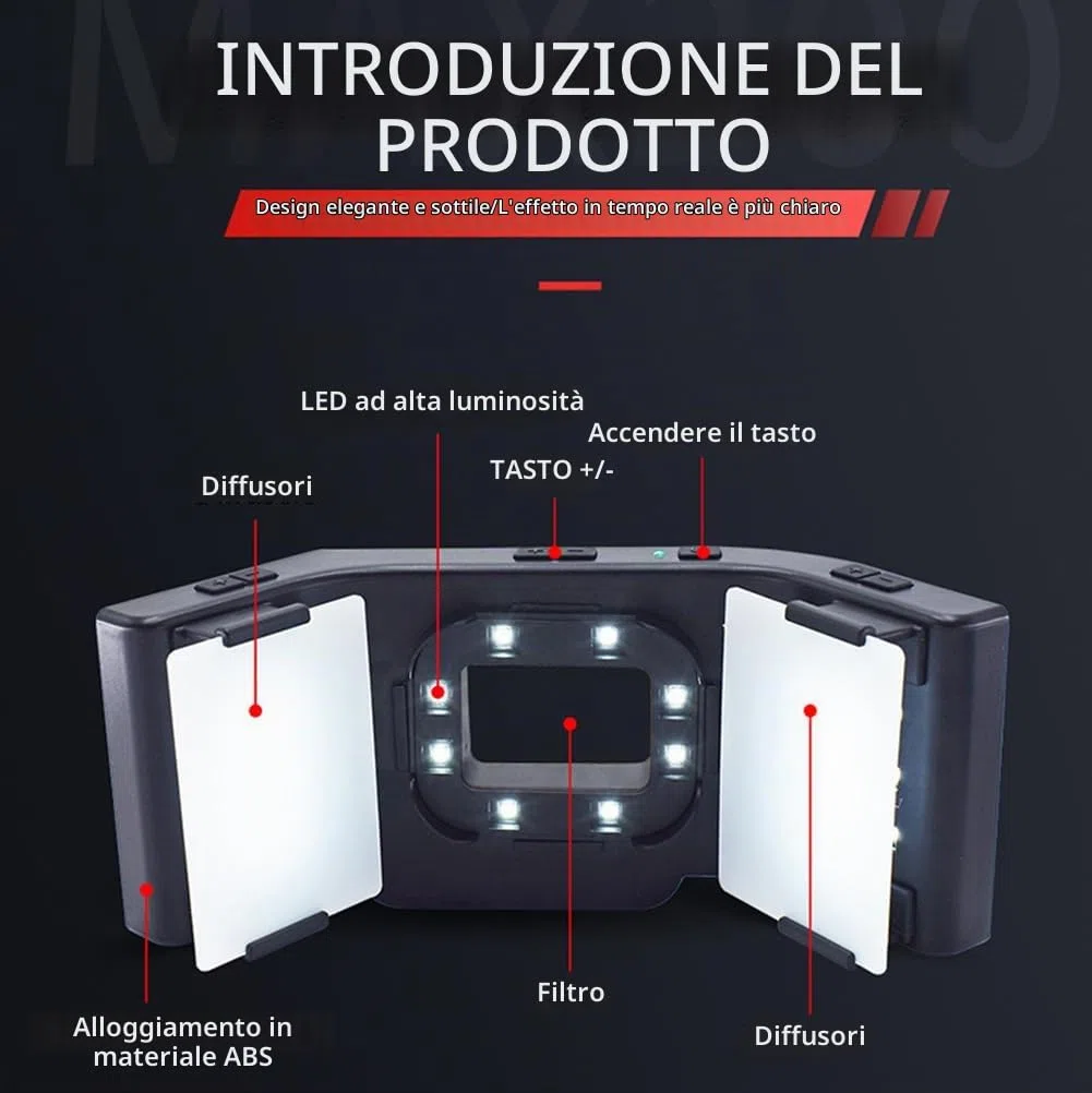 Luce Di Fotografia Flash Dentale Luce Di Riempimento Orale Di Odontoiatria | Led Per La Luce Di Riempimento Dentale Della Foto Di Illuminazione Del Dentista