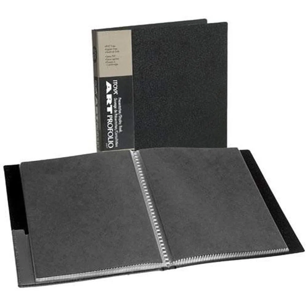 Itoya Art Profolio Storage/Display Book 23cm x 30cm 24 [PACK OF 2 ]