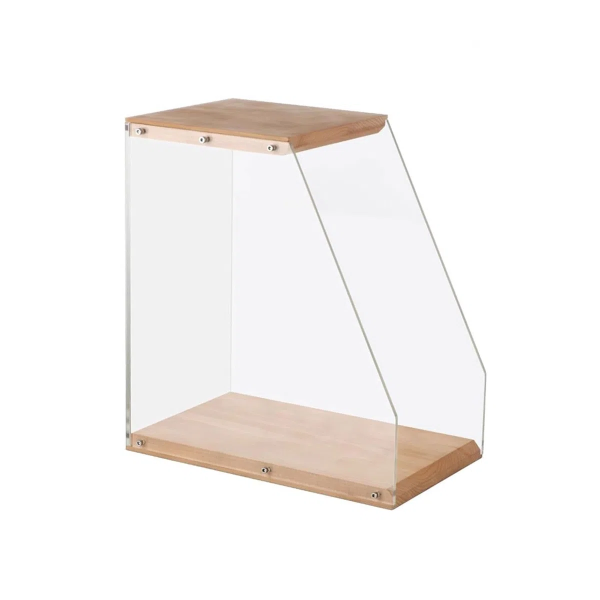 Ufficio Home Porta CD in acrilico dischi verticale da tavolo in vinile Scaffale porta dischi