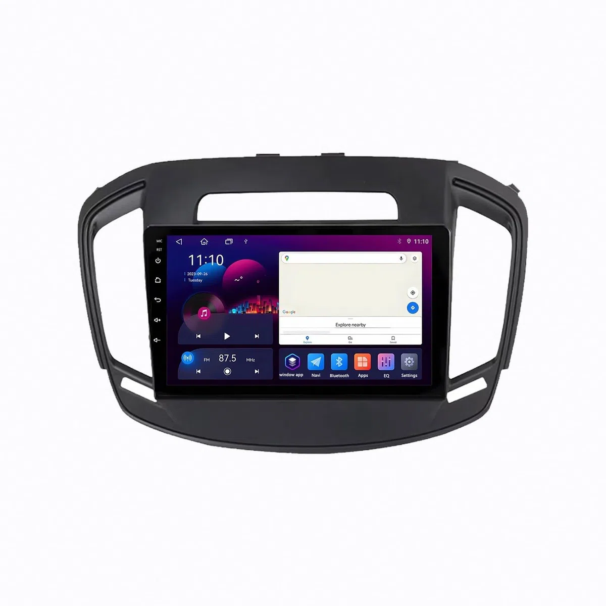 Autoradio Gps Navigation 2 Din per Buick Regal 2013-2017 Wireless Carplay Android Auto Stereo Auto Bluetooth Ips con Pantalla Táctil con Gps, 4 Nucleo 4G+64G