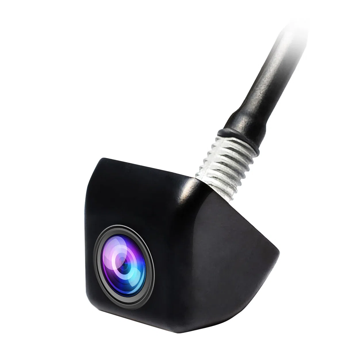 PARKVISION Telecamera di Retromarcia Auto 12-24V con Telecomando – Doppia Vista Anteriore/Posteriore, 5 Livelli Luminosità, Linee Parcheggio Opzionali, Montaggio Regolabile