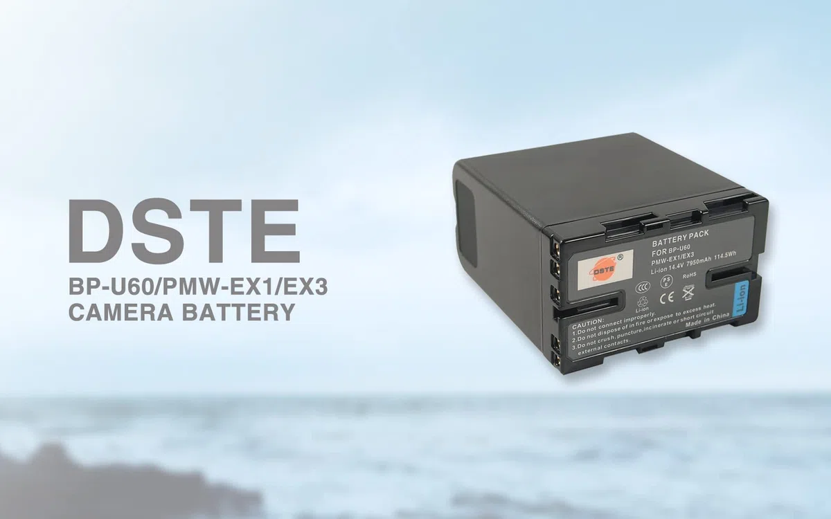 DSTE BP-U60 Li-Ionen Batteria Compatibile con Sony PXW-FS5 PXW-FS7 PMW-EX1 PMW-EX1R PMW-EX3 PMW-EX160 PMW-EX260 PMW-EX280