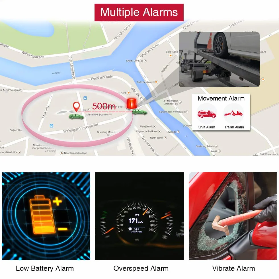 Winnes 4G TK901 Micro GPS Mini Localizzatore GPS Spia Tracker Forte Magnetico Monitoraggio Globale APP Senza Abbonamento in Tempo Reale e Protezione Antifurto per Auto/Valigia/Bambini/Anziani