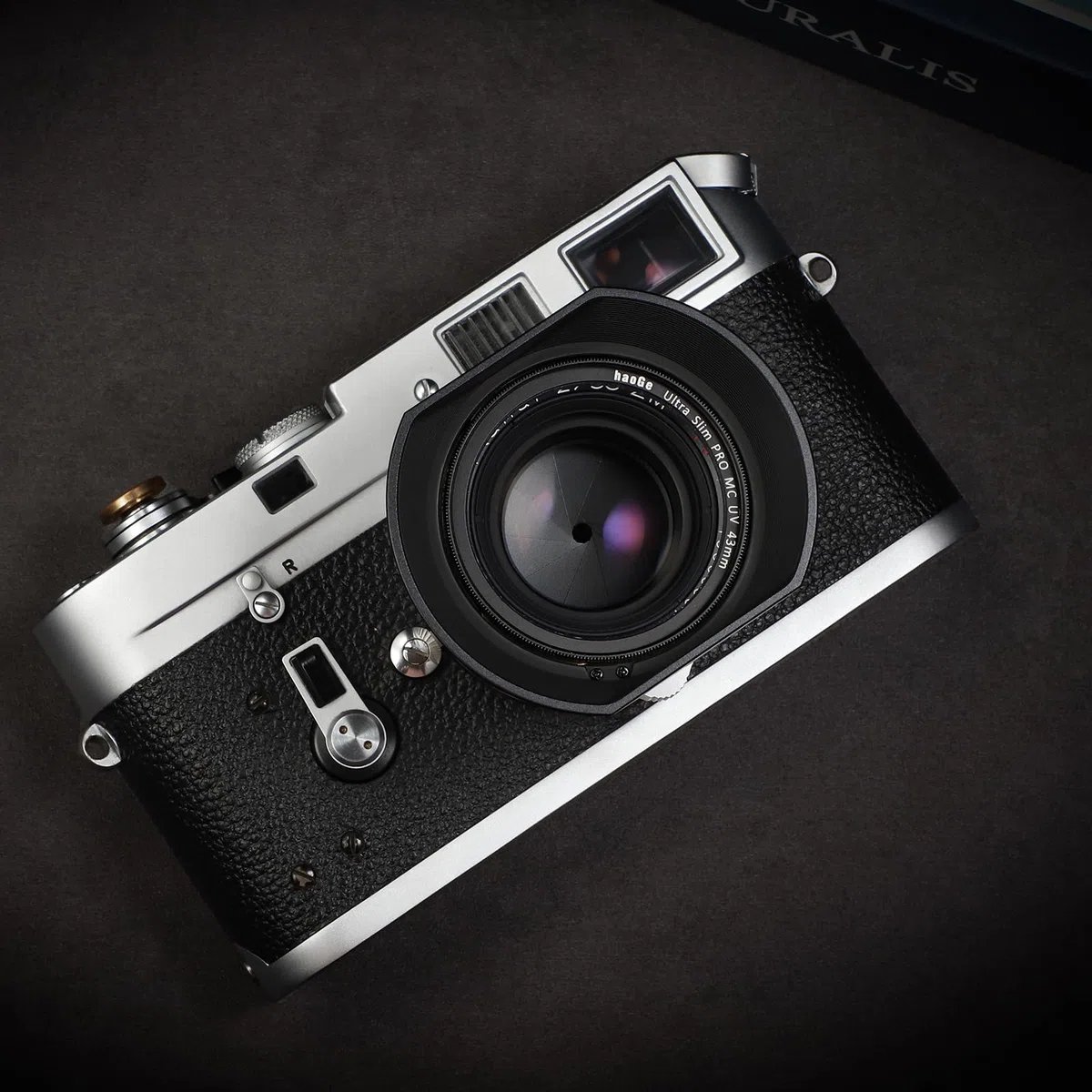 Haoge LH-ZV02MB Paraluce quadrato in metallo per Voigtlander Nokton 35mm f/1.4 II, 40mm f1.4,50mm f1.5 II 28mm f1.5 VM Mount,Carl Zeiss Biogon T* 35mm f2 ZM, 2.8/35 35mm f2.8 ZM, 50mm f2.8 ZM, 50mm f2