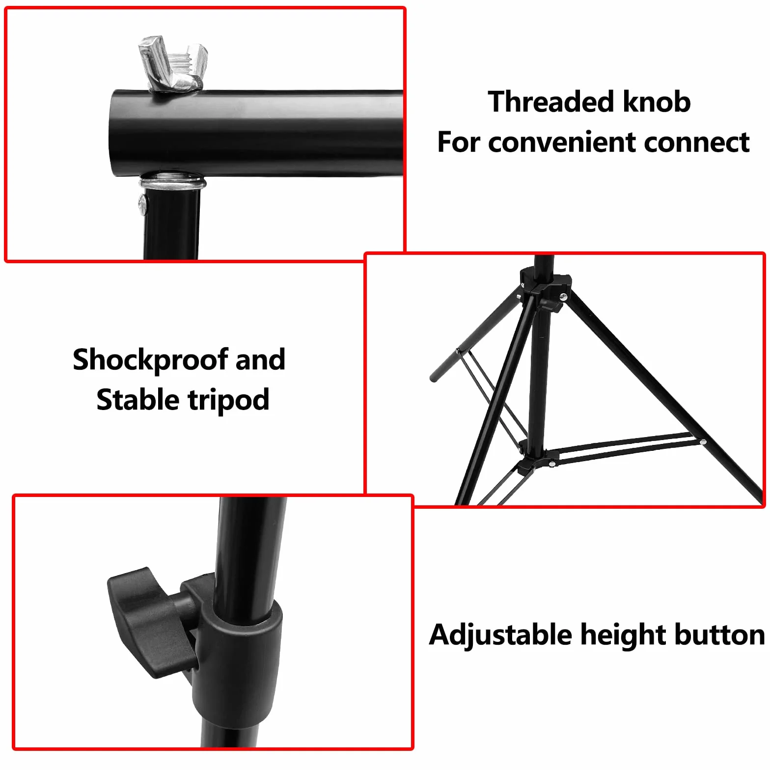 Relota Supporto Fotografico Regolabile 200cm x 300cm, Sistema Professioanle con 10 Morsetti a Molla per Studio, Live Streaming e Registrazione Video