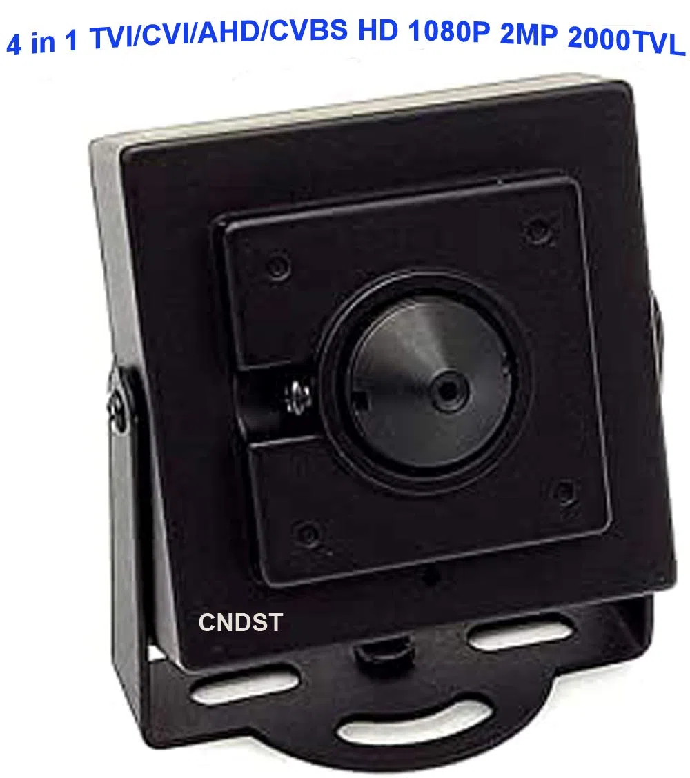 CCTV Hd 1080P Low Lux 2MP Mini telecamera di sicurezza 3.6mm 90degree 4-in-1 TVI/CVI/AHD/960H CVBS Piccola telecamera di sorveglianza interna, per 1080P 4-in-1 TVI/AHD/CVI/CVBS/960H DVR