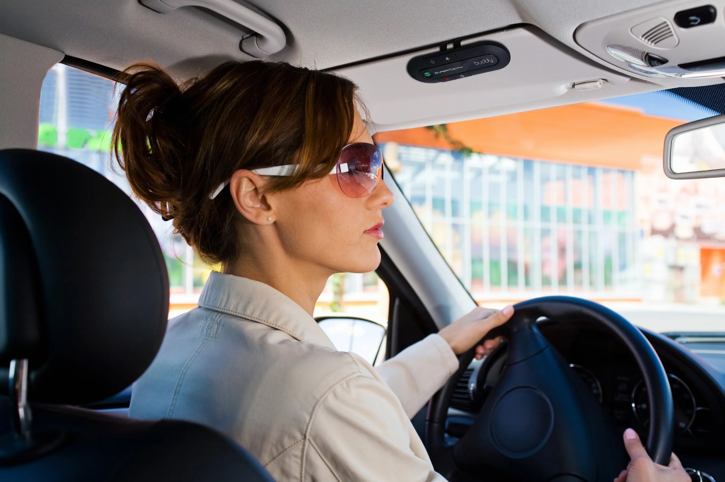 Kit Buddy Vivavoce Bluetooth per Auto, Nero