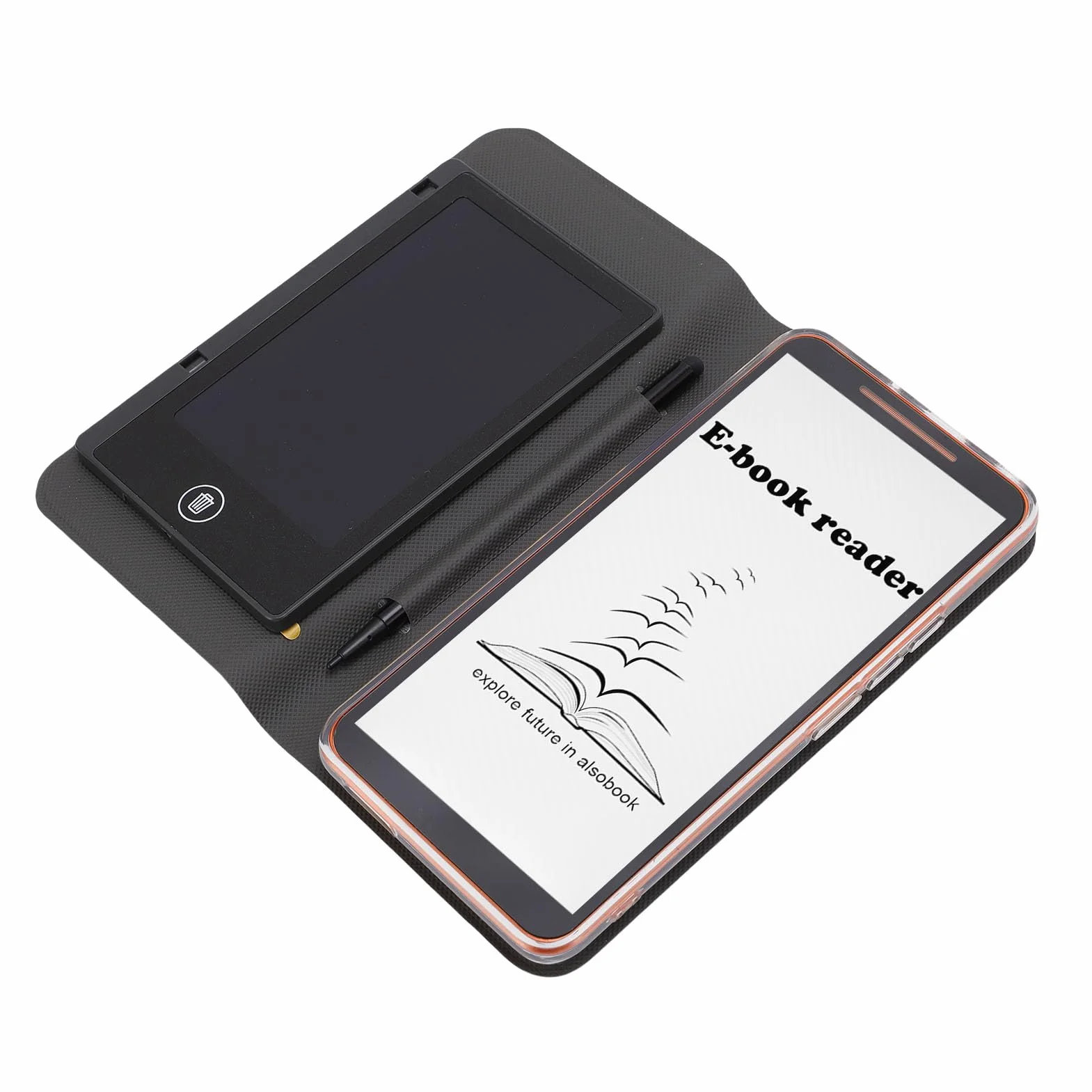 GOWENIC Lettore di E-book Capacitivo HD per 8.1 |Touchscreen da 5,7 Pollici, Memoria 1G+8G, Blocco Note, Custodia Protettiva per Ufficio Domestico