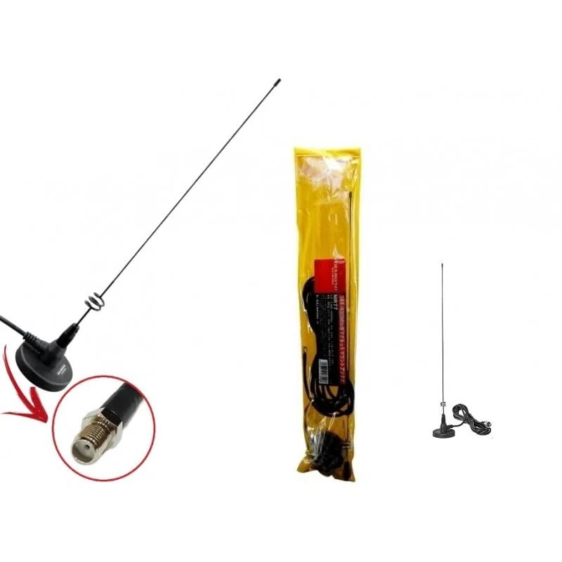 Diamond Antenna Originale Serie MR77 Con Base Magnetica 144/430MHz - Versioni PL, BNC, SMA-M, SMA-F