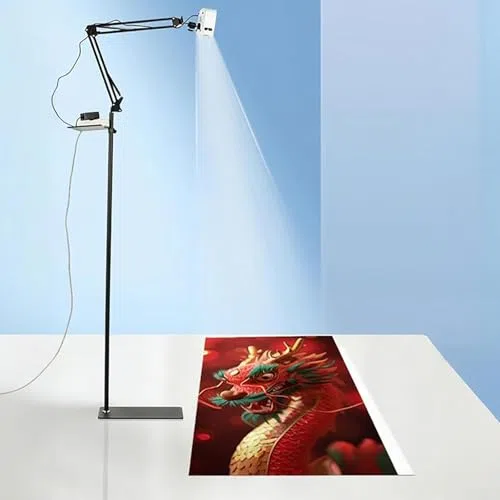 Proiettore artistico intelligente per disegno, misura e angolazione regolabili, compatibile con più dispositivi, ideale per artisti e principianti