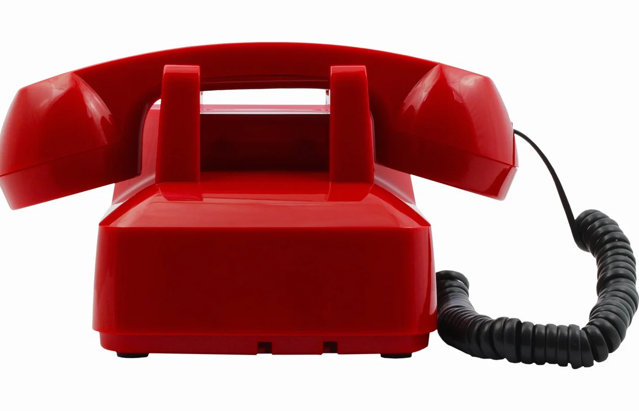Opis PushMeFon Cable: Telefono Vintage Fisso Anni 80, Telefono Vecchio Stile per Casa, Design Classico Rosso