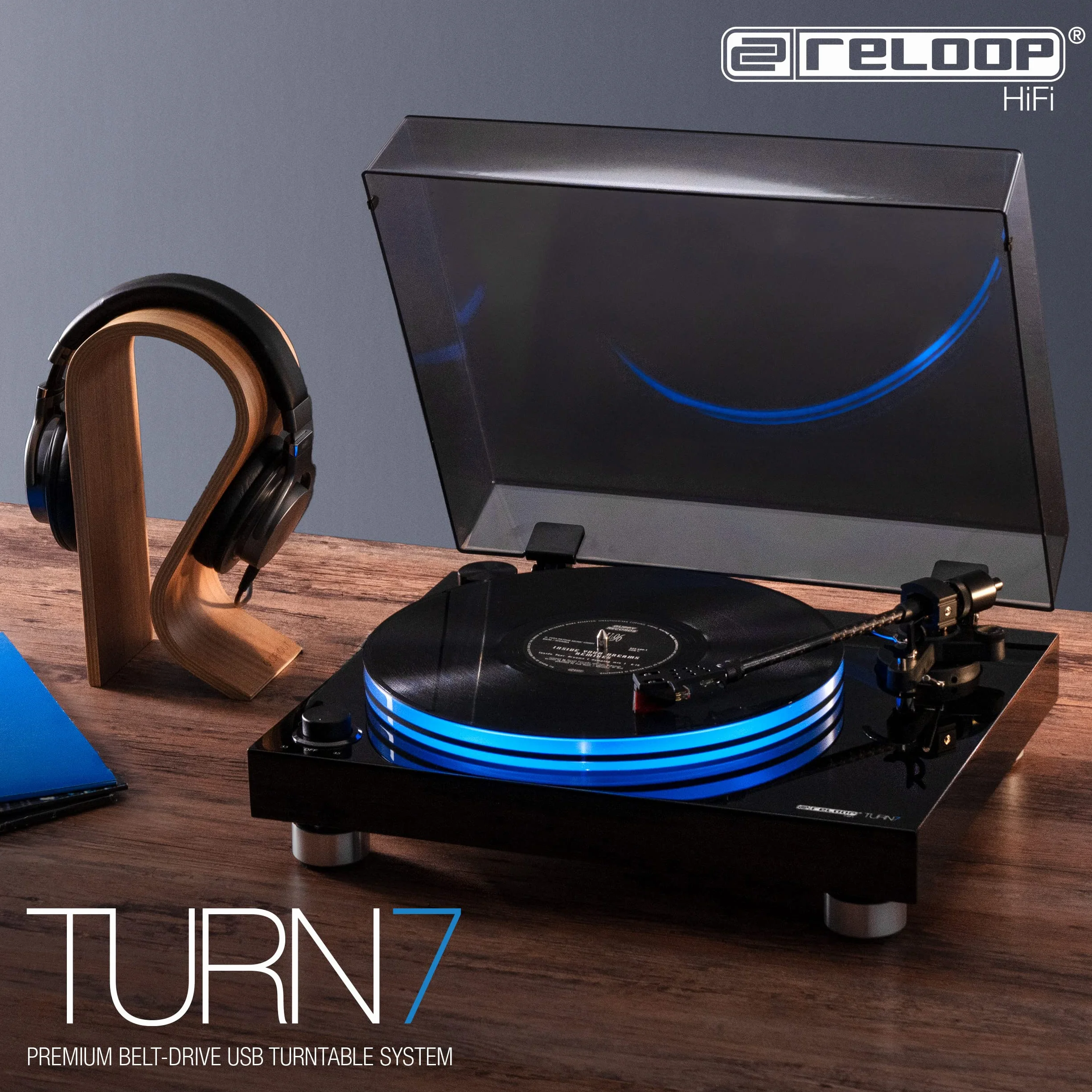 Reloop 80 Record Case Black - Classica Custodia Per Dischi, Angoli Di Protezione Arrotondati, Nero