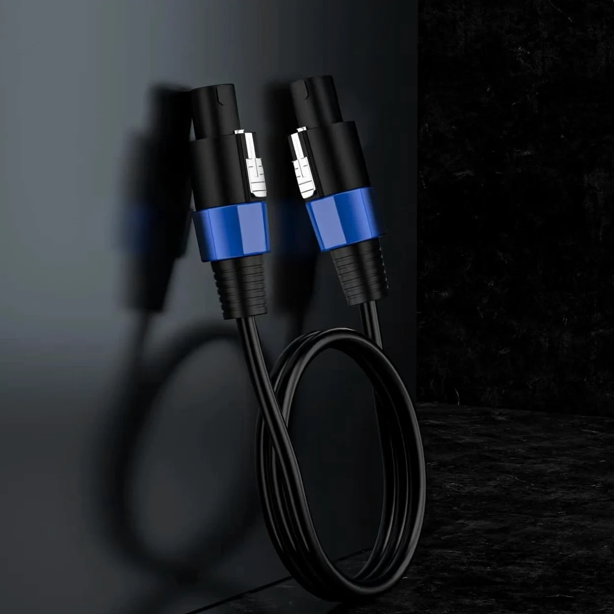 Cavo audio da Speakon a Speakon da 25 piedi, cavo audio professionale da 12 AWG, con serratura a torsione