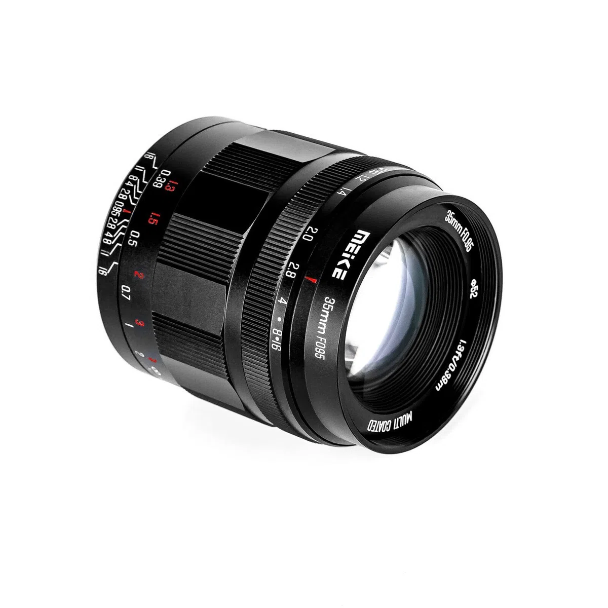 Meike 35 mm f0.95 Obiettivo di messa a fuoco manuale di grande apertura compatibile con fotocamere mirrorless Sony E Mount A6400 A5000 A5100 A6000 A6100 A6300 A6500 A6600