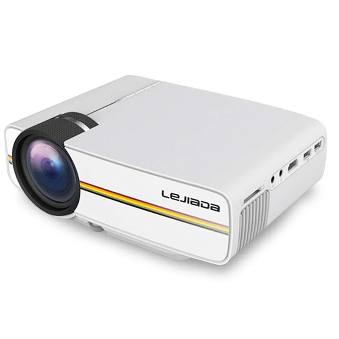 Proyector Hd1080p 138 Pulgadas El Cable De Datos Se Puede Conectar al TeléFono Directamente En La Pantalla Audio Incorporado Compatible con Hdmi USB Vga Av Tarjeta SD