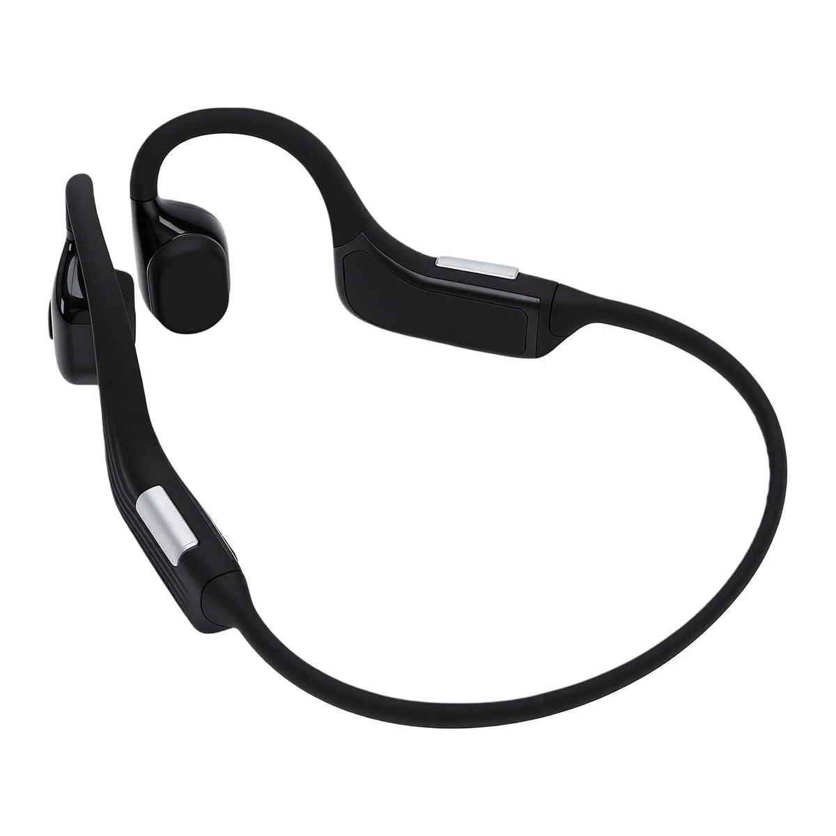 lyrlody Cuffie a Conduzione Ossea Cuffie Auricolari Aperte Bluetooth 5.1 Stereo Wireless in Silicone con Design Resistente Al Sudore Suono Chiaro Portata 10 M per Allenamenti Sportivi Chiamate in