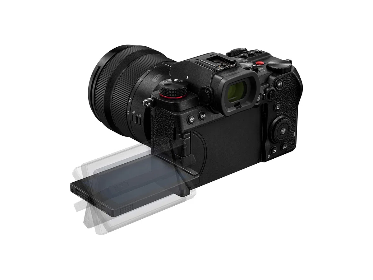 Panasonic Lumix DC-S5KE-K Full Frame Mirrorless Macchina Fotografica, Sensore CMOS 24.2MP ISO Dual Native, Dual Image Stabilizer 5 Assi,Video 10bit 60/50p,Incluso Obiettivo Lumix S5, Con Lente 20-60mm