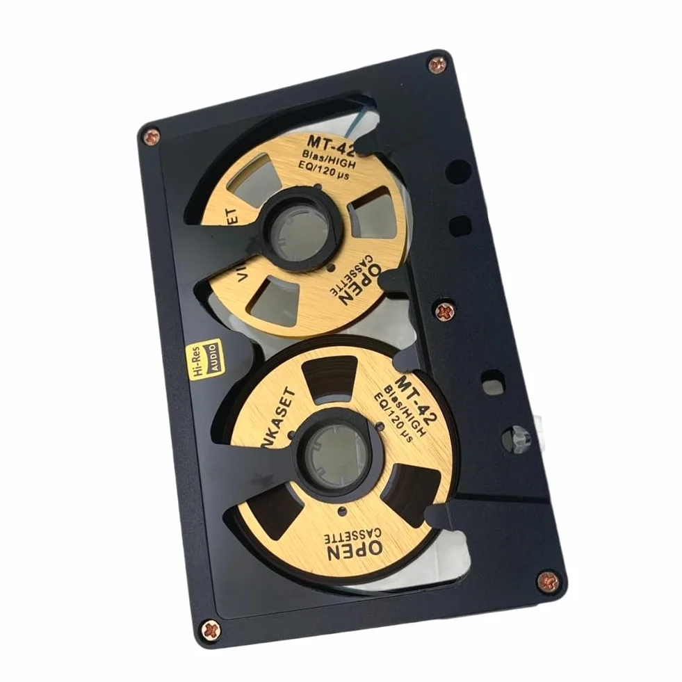 50 Minuti A Doppio Lato Cassetta Bobina Audio per Bobina in Metallo in Metallo in Metallo Custode