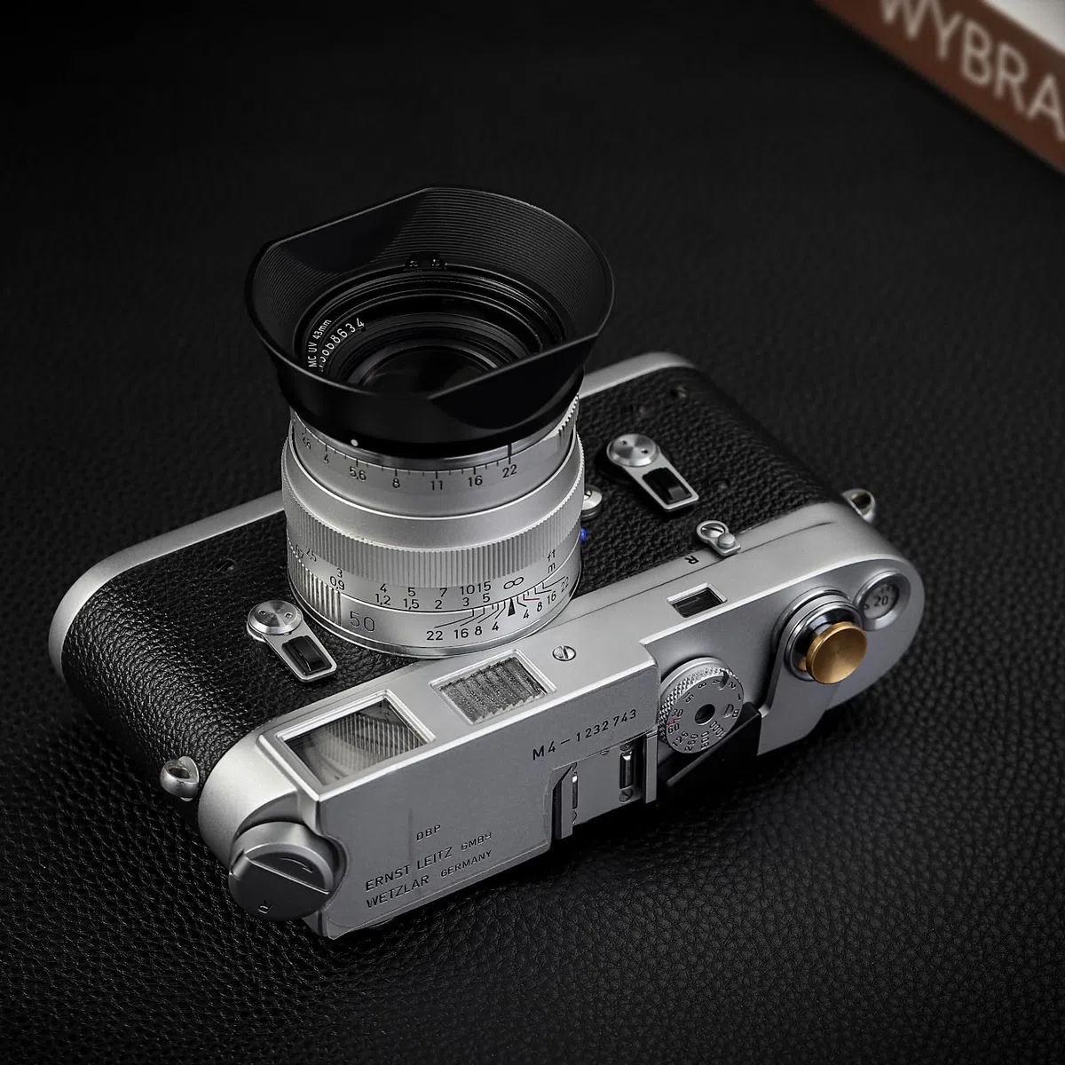 Haoge LH-ZV02MB Paraluce quadrato in metallo per Voigtlander Nokton 35mm f/1.4 II, 40mm f1.4,50mm f1.5 II 28mm f1.5 VM Mount,Carl Zeiss Biogon T* 35mm f2 ZM, 2.8/35 35mm f2.8 ZM, 50mm f2.8 ZM, 50mm f2