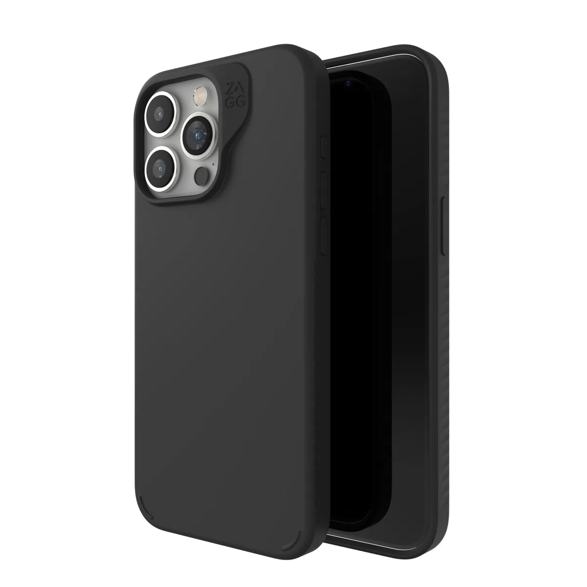 ZAGG Manhattan - Custodia a scatto compatibile per Apple iPhone 15/Plus/Pro/Pro Max (iPhone 15 Pro Max, nero)