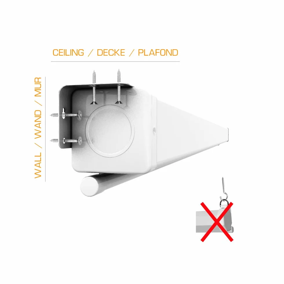 Alphavision SlenderLine Schermo di proiezione Manuale 180 x 140 (174x98) cm 16:9 / Lunghezza Cassa 196 cm / 1,2 Guadagno/HDTV / 3D / 4K / Schermo di proiezione per Home Theater presentazioni