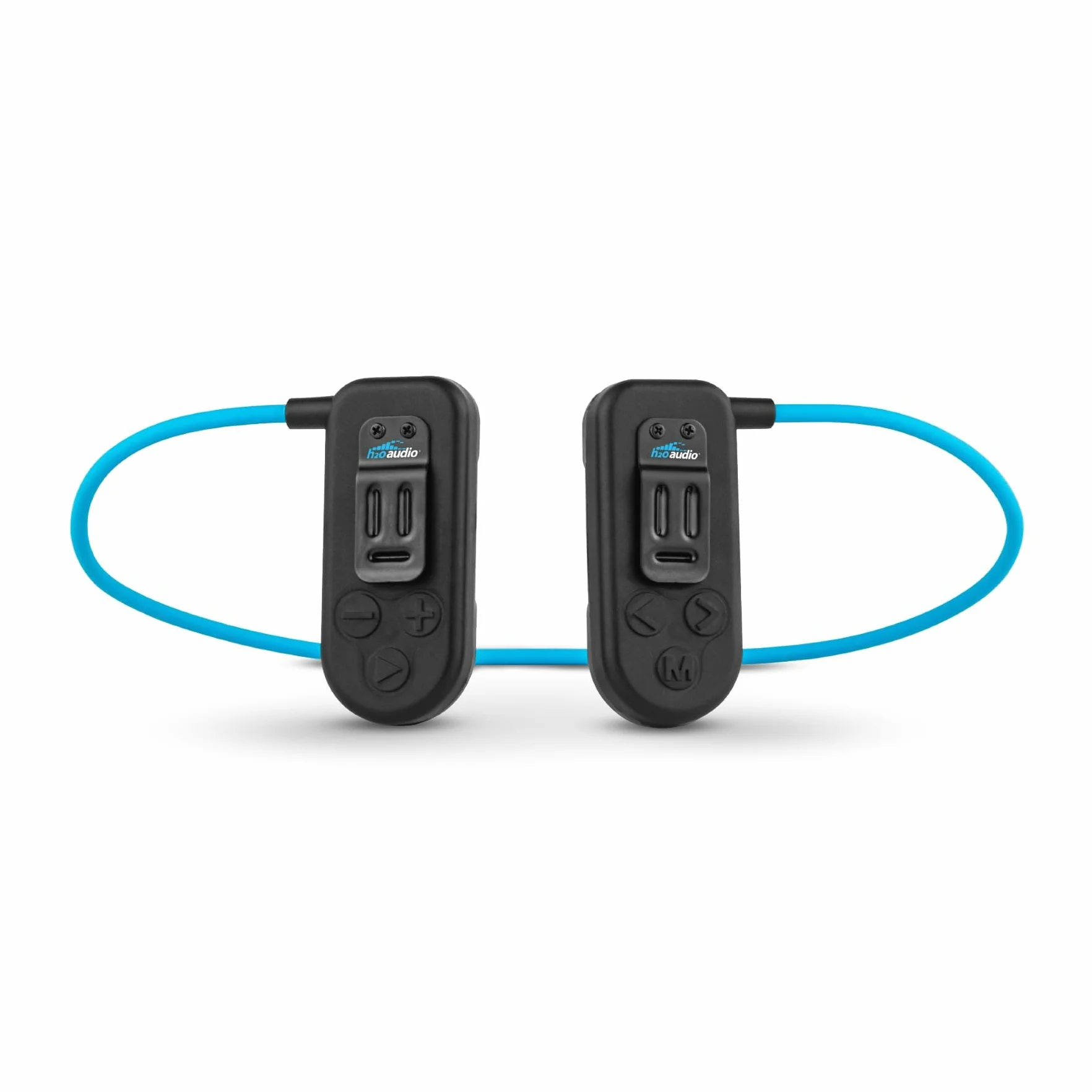 H2O Audio Sonar 2 PRO - Cuffie impermeabili a conduzione ossea per nuoto, auricolari aperti subacquei IPX8, lettore MP3 con playlist+app per streaming Bluetooth, durata della batteria 10 ore