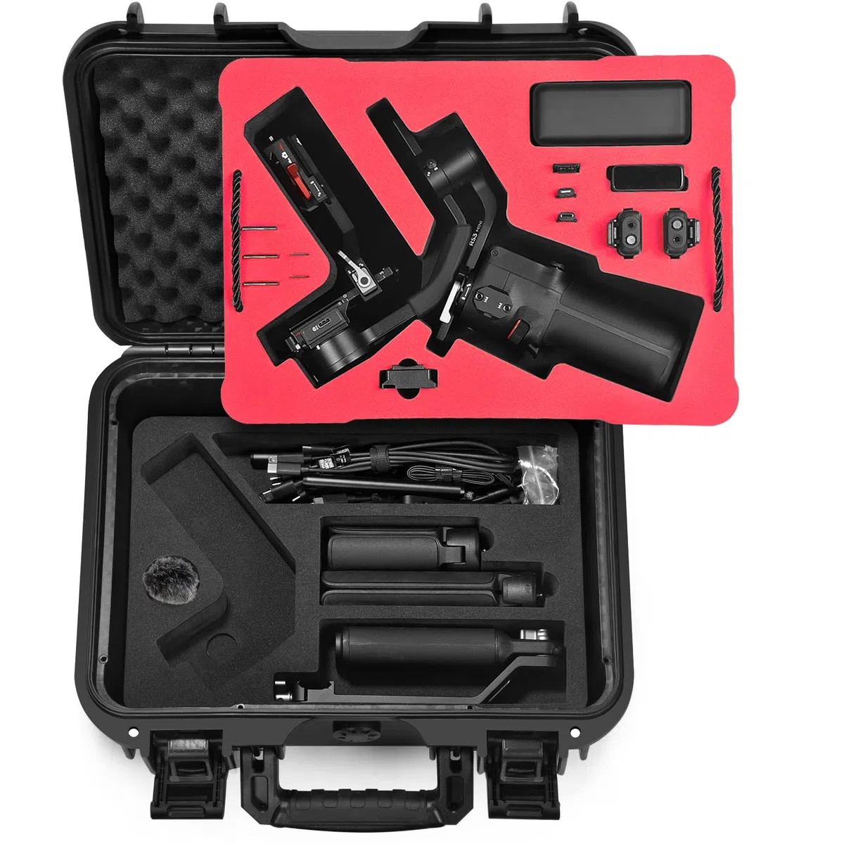 LEKUFEE Custodia Rigida Impermeabile per DJI RS 3 Mini e altri Accessori per stabilizzatore cardanico DJI RS3 Mini (solo custodia)