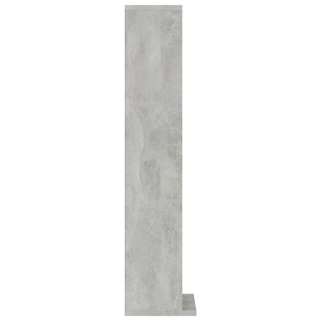 Porta CD a Colonna, Mobile Porta CD Grigio Cemento 21x20x88 cm in Legno Multistrato (7,72KG)