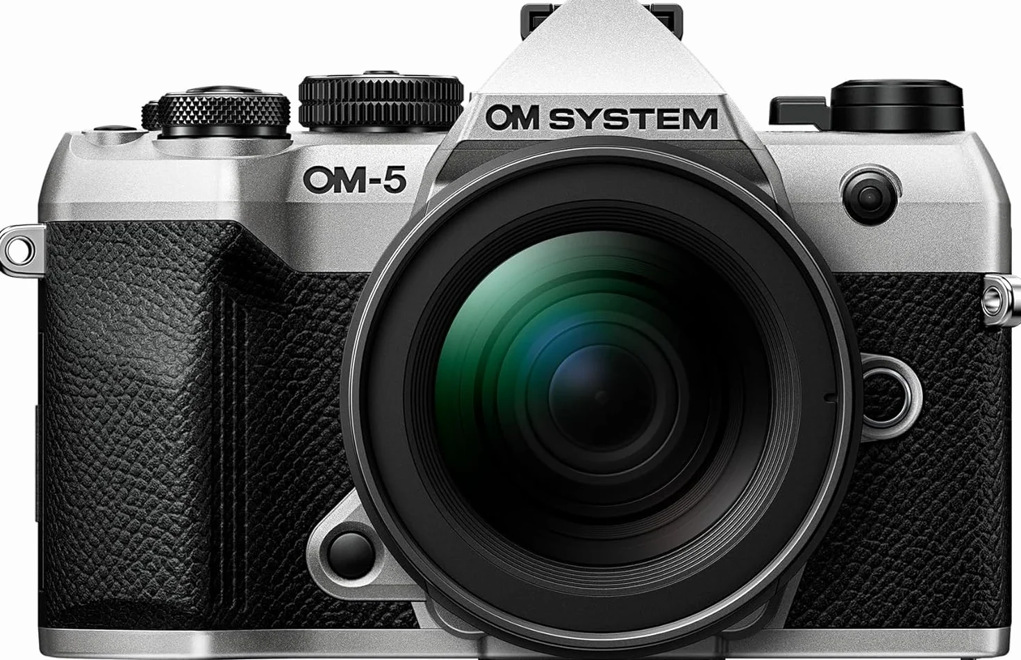 OM SYSTEM OM-5 Mark II Fotocamera Micro 4/3 con Obiettivo 12-45mm F4 PRO | Sensore Live MOS 20 MP, Stabilizzazione 5 Assi, Video 4K, IP53 Impermeabile, Scatto HighRes 50 MP e Live ND
