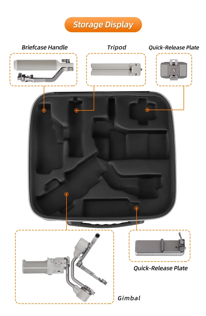 Custodia Borsa da Trasporto Protettiva per DJI RS 4 Mini Ronin Stabilizzatore