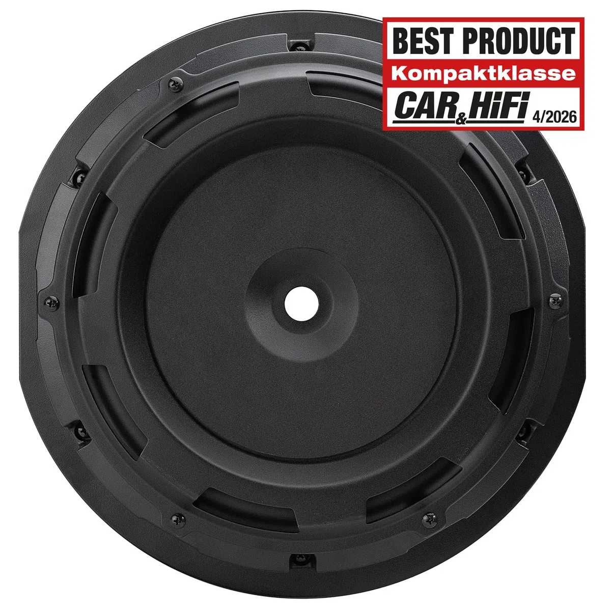 EMPHASER EBS111X - Subwoofer attivo da 28 cm per ruota di scorta, 300 W | Bassbox attivo da 11" per ruota di scorta o ruota di scorta, alloggiamento piatto in alluminio, solo 12 cm di altezza